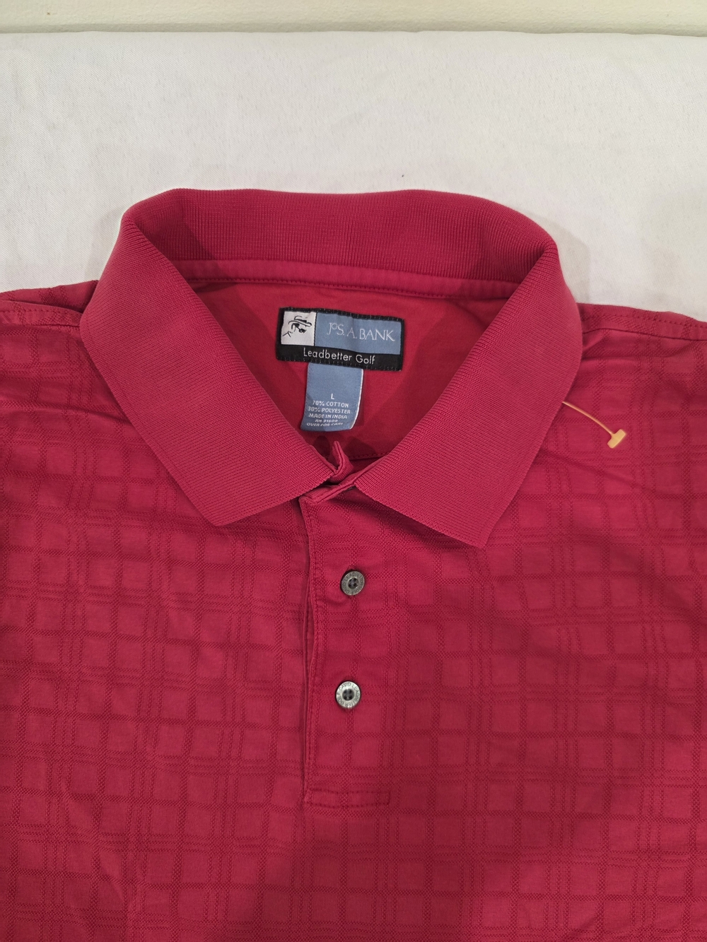 Jos.A.Bank Leadbetter Golf Exclusive All Seasons Sports T-shirt Men Size L